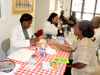 Pharmacy students participates in Diabetes Care Day.